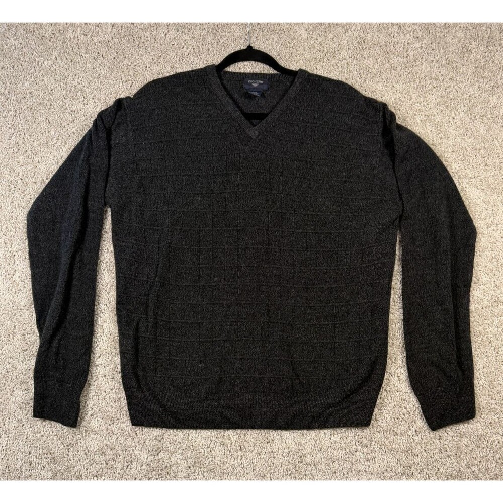 Dockers Sweater Men's Size L Long Sleeve Knit 100% Acrylic